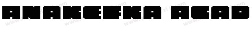 Anakefka Academy Book字体转换